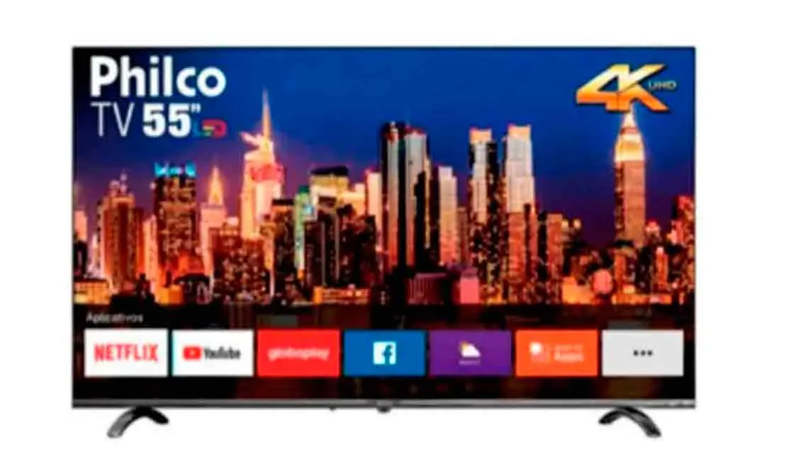 Televisor philco modelo ptv55f61snc 4k
