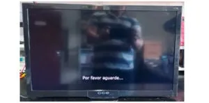 Televisor do cliente que veio com defeito